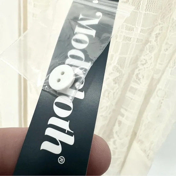 ModCloth | NWT Women’s S Small Maven Honeymoon Shift Dress Ivory Lace - Picture 6 of 8